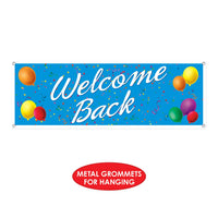 Welcome Back Sign Banner