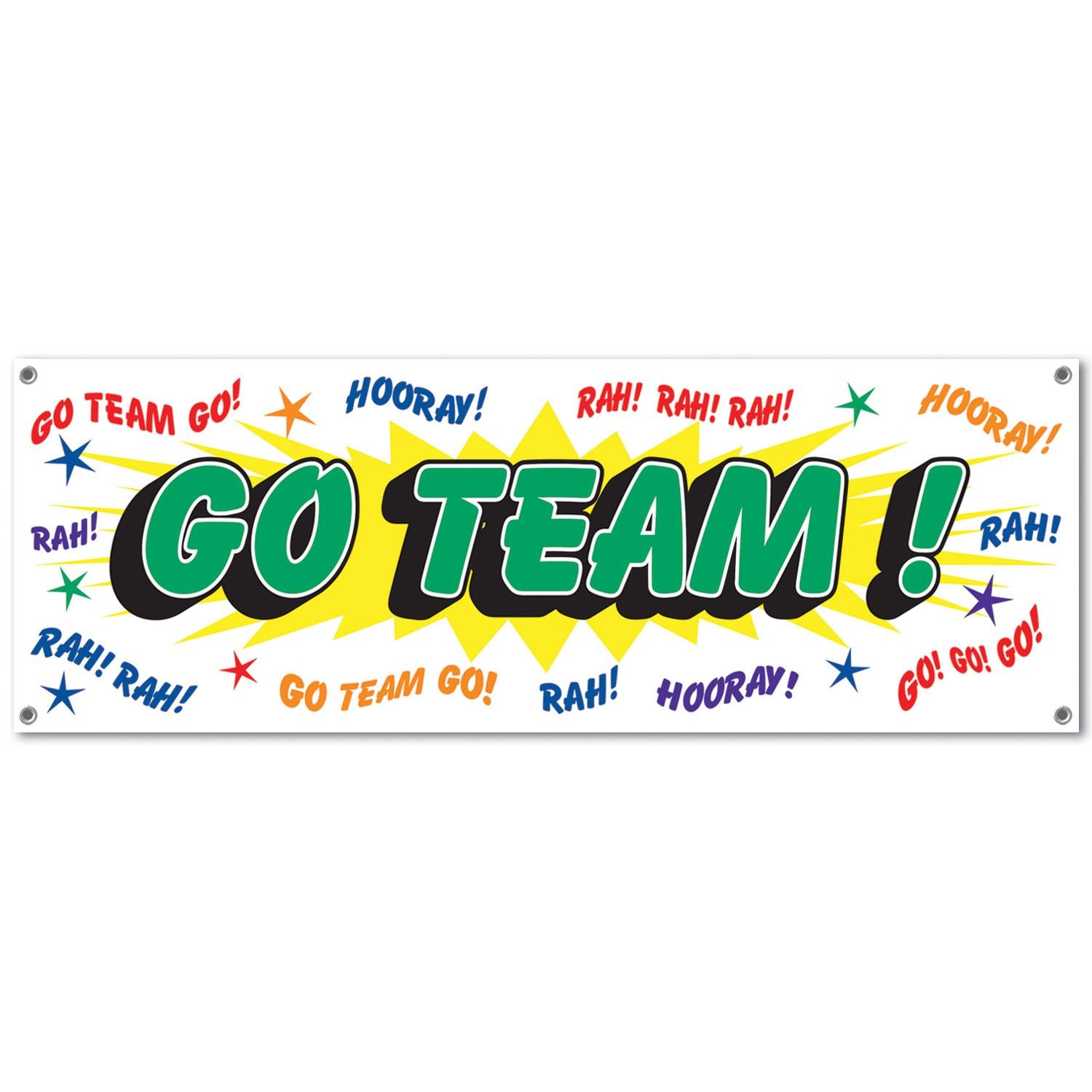 Go Team! Party Sign Banner