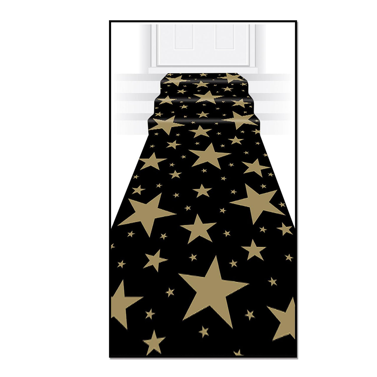 Beistle Gold Star Party Runner
