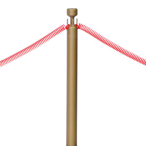 Bulk Red Rope Stanchion Set by Beistle