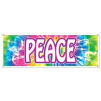 Beistle Peace Sign Party Banner