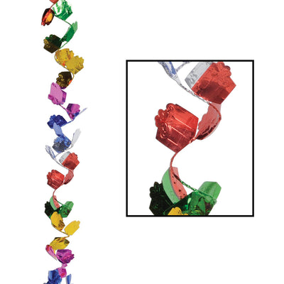 Beistle Gleam 'N Flex Gift Box Garland