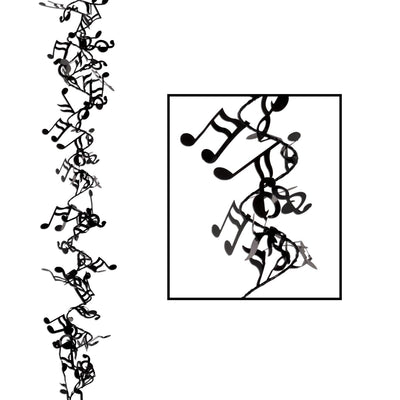 Beistle Gleam 'N Flex Musical Notes Party Garland