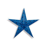 Beistle 12 Inch Dimensional Foil Party Star - blue
