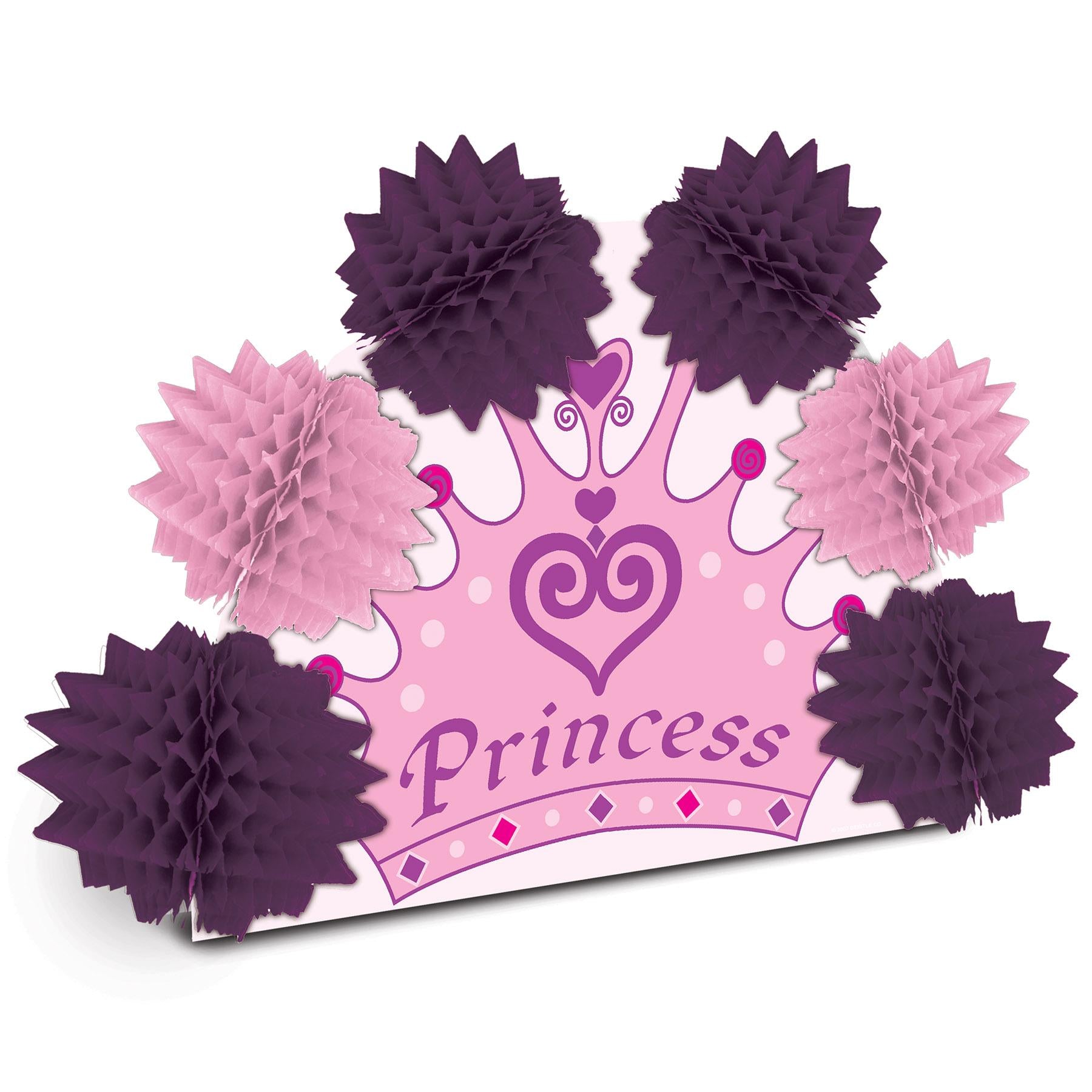 Beistle Princess Crown Pop-Over Party Centerpiece