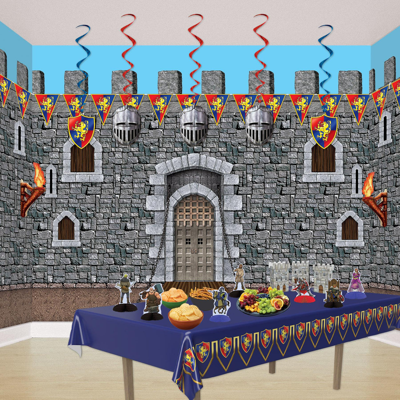 Medieval Party Supplies - Medieval Pennant Banner