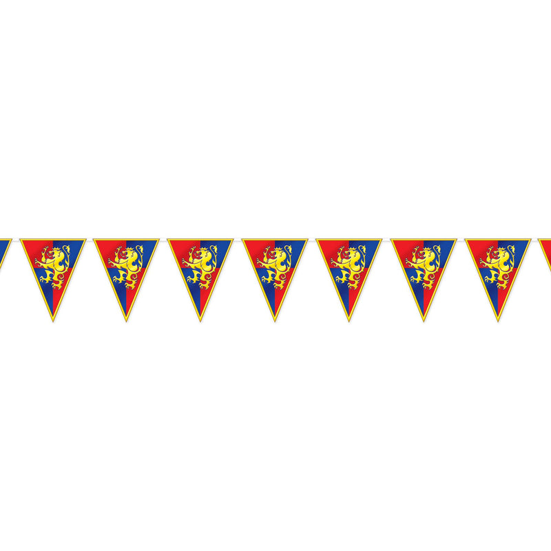 Beistle Medieval Pennant Party Banner