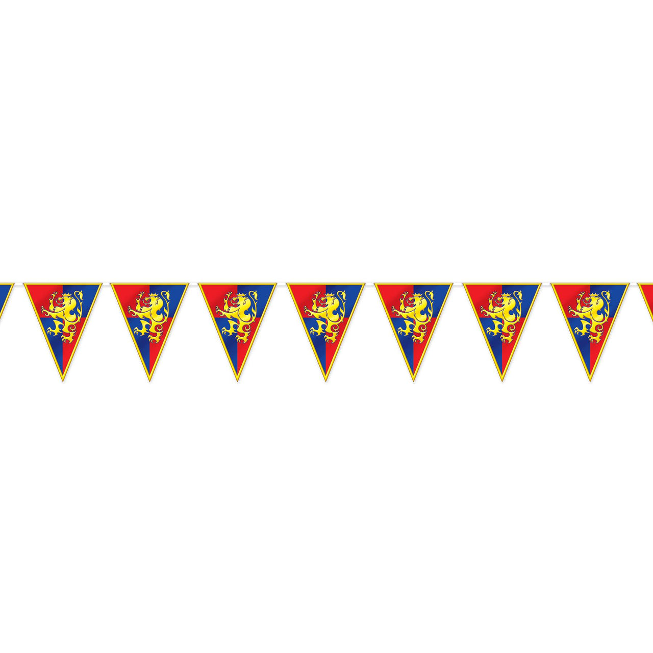 Beistle Medieval Pennant Party Banner