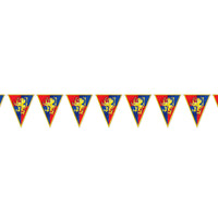 Beistle Medieval Pennant Party Banner