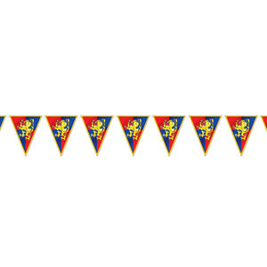 Beistle Medieval Pennant Party Banner