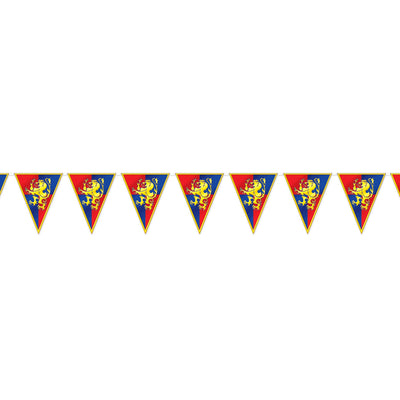 Beistle Medieval Pennant Party Banner