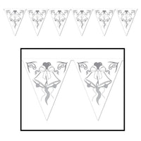 Beistle Wedding Bells Pennant Banner