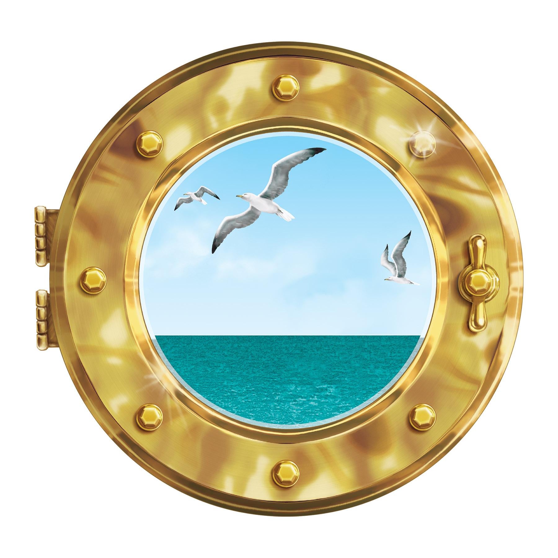 Beistle Cruise Ship Porthole Party Peel 'N Place Clings