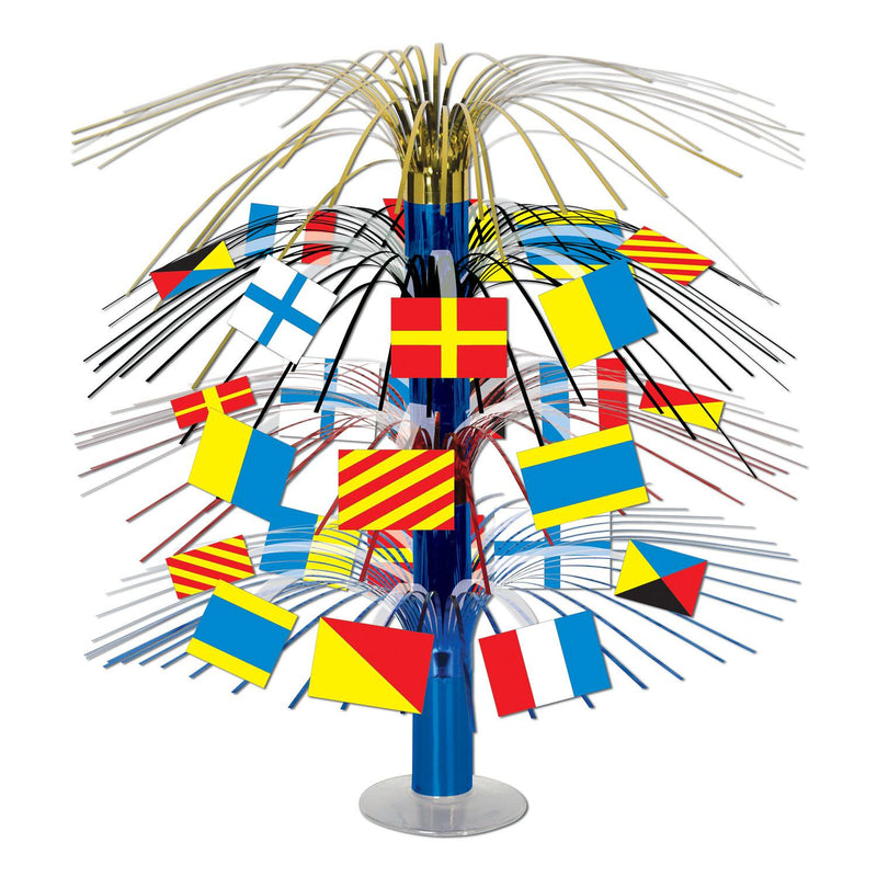 Beistle Nautical Flag Cascade Party Centerpiece