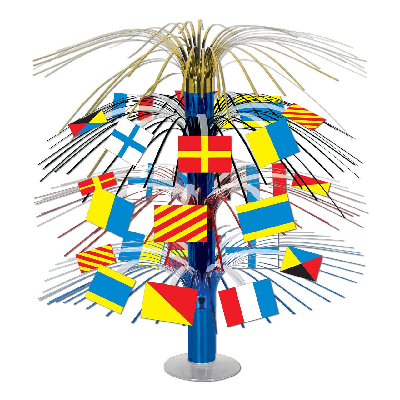 Beistle Nautical Flag Cascade Party Centerpiece