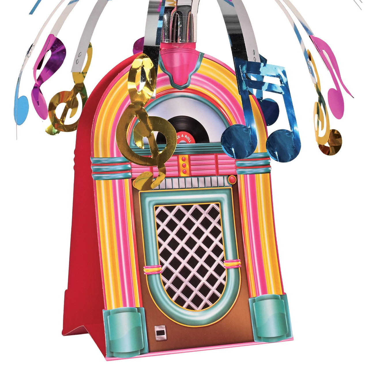 Bulk Rock and Roll Party Jukebox Centerpiece (Case of 12) by Beistle