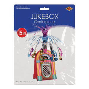 Bulk Rock and Roll Party Jukebox Centerpiece (Case of 12) by Beistle