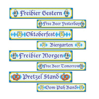 Beistle Oktoberfest Sign Cutouts (4/Pkg)