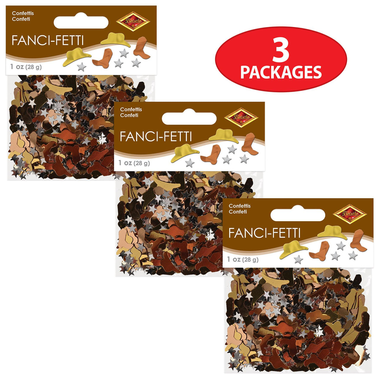 Wedding Supplies - confetti Western Icons