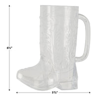 Plastic Cowboy Boot Cup