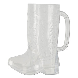Beistle Plastic Cowboy Boot Mug