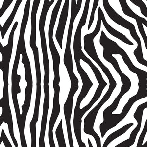 Bulk Zebra Print Tablecover (Case of 12) by Beistle