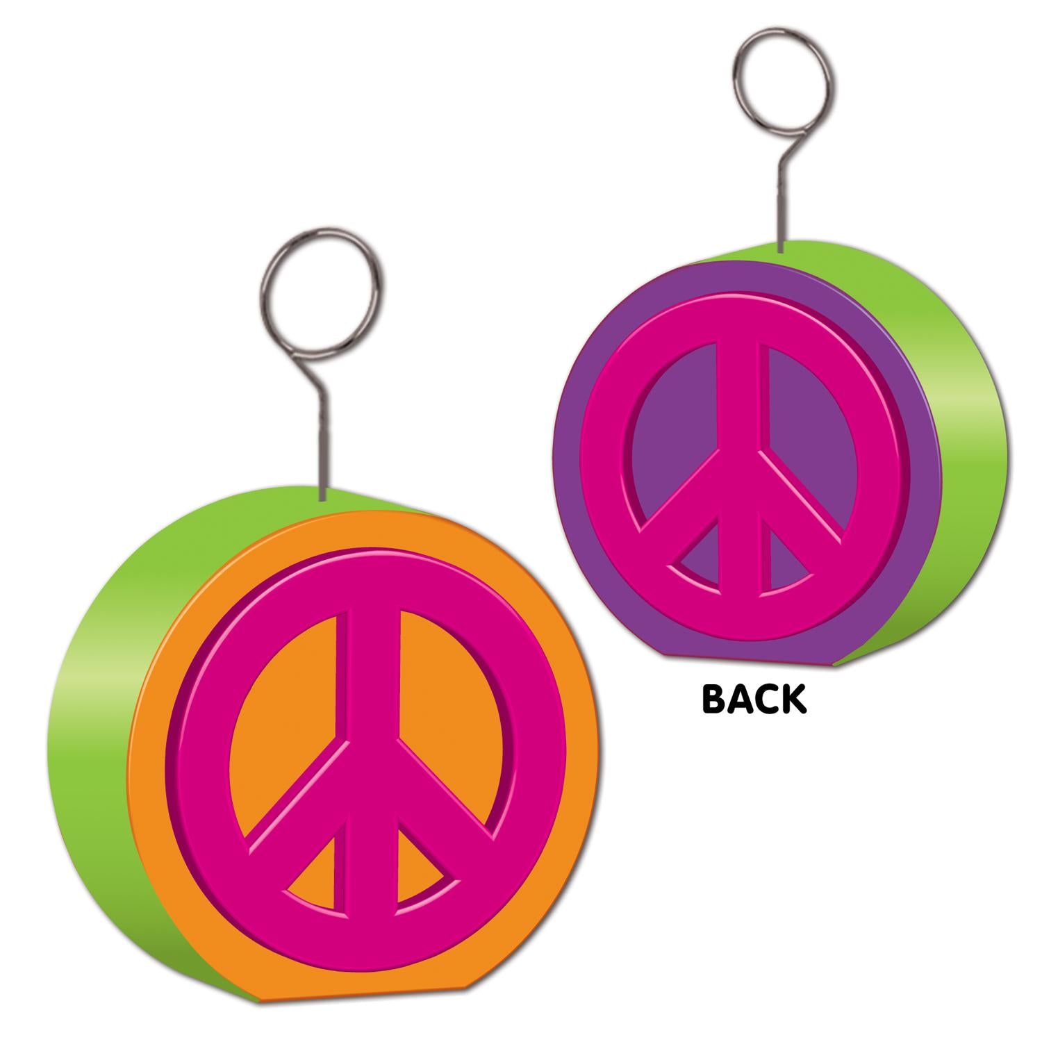 Beistle Peace Sign Party Photo/Balloon Holder