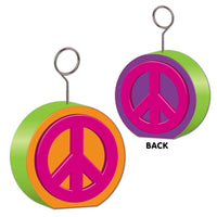 Beistle Peace Sign Party Photo/Balloon Holder