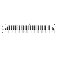 Printed Piano Keyboard Table Runner