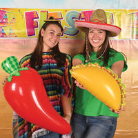Beistle Inflatable Chili Pepper (Pack of 6) - Cinco de Mayo and Fiesta Party Supplies