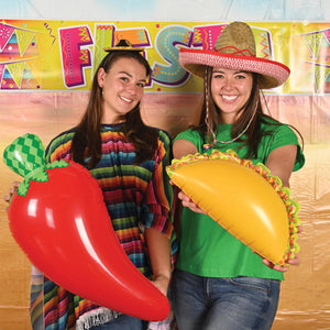 Beistle Inflatable Chili Pepper (Pack of 6) - Cinco de Mayo and Fiesta Party Supplies