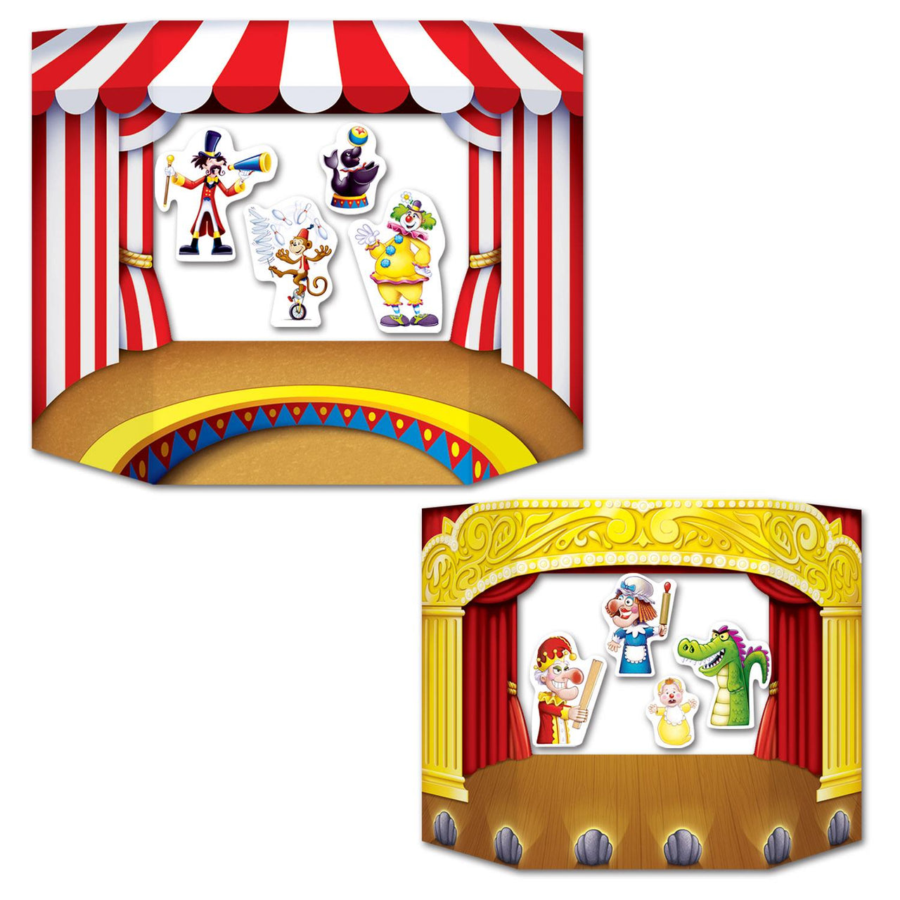 Beistle Puppet Show Theater Photo Prop