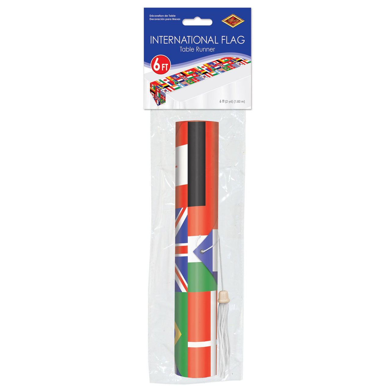 Printed International Flag Table Runner