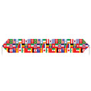 Printed International Flag Table Runner