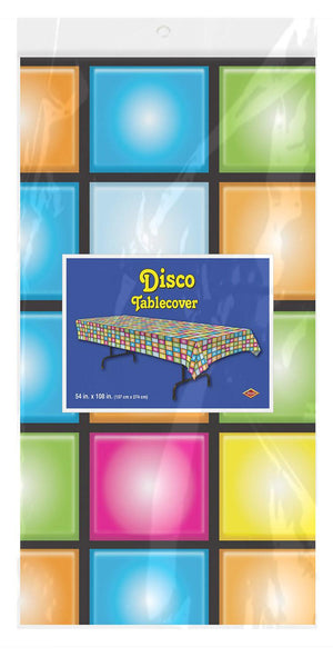 Bulk Disco Tablecover (Case of 12) by Beistle