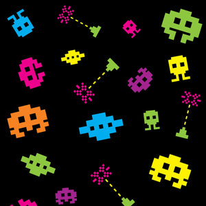 Bulk 80's Tablecover (Case of 12) by Beistle