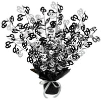 60th Birthday Party Gleam 'N Burst Centerpiece - black
