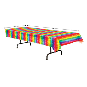 Bulk Tie-Dyed Tablecover (Case of 12) by Beistle