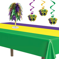Party Supplies - Mardi Gras Tablecover (Case of 12)