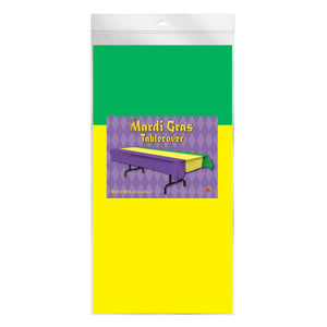 Party Supplies - Mardi Gras Tablecover (Case of 12)