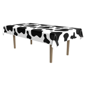Beistle Cow Print Party Tablecover