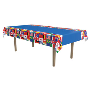 Beistle International Flag Party Tablecover