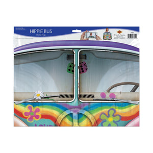 Party Supplies - Hippie Bus Photo Prop (Case of 6)