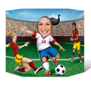 Bulk Soccer Party Photo Prop (Case of 6) by Beistle