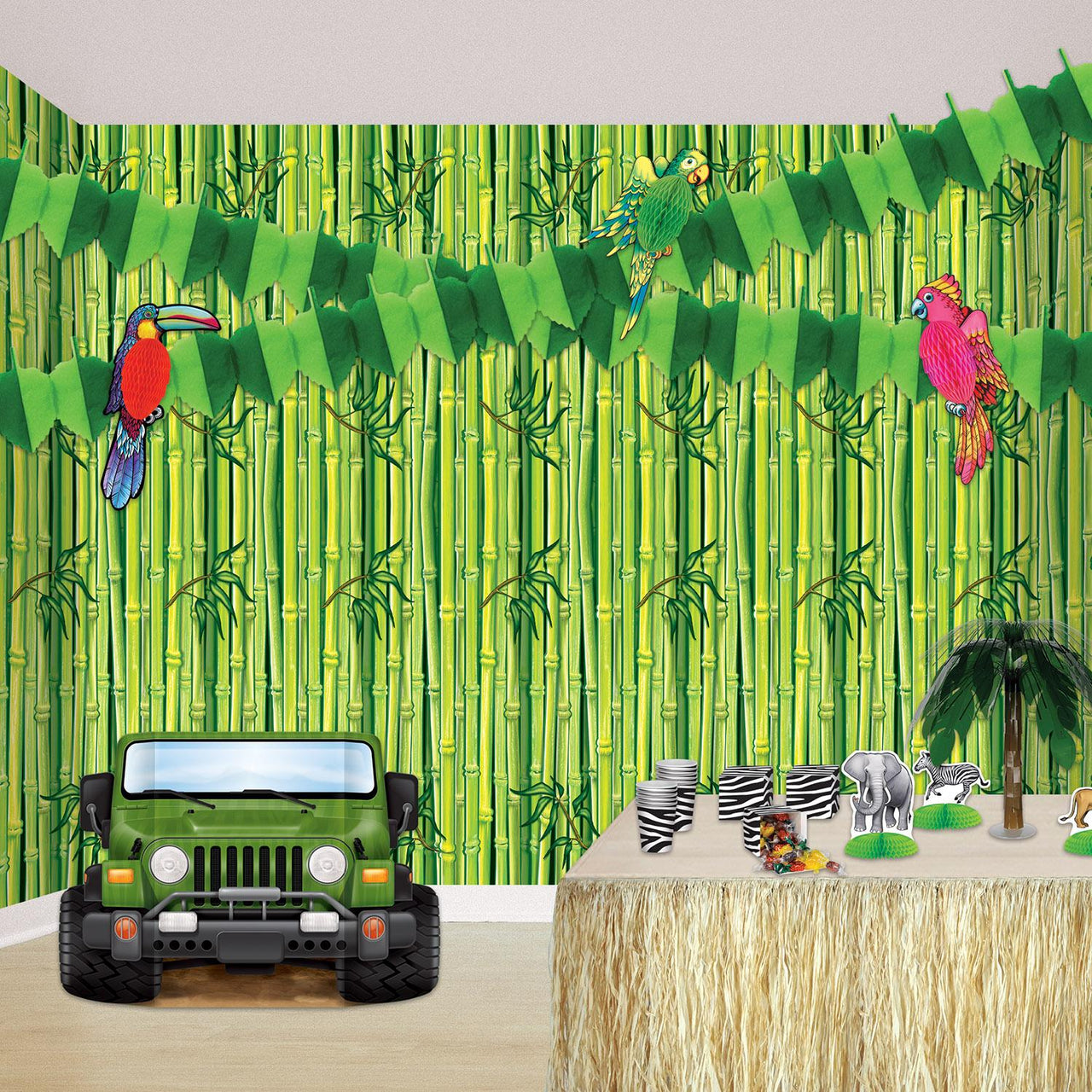 Jungle Safari Photo Prop Jungle Party Theme (Case of 6)