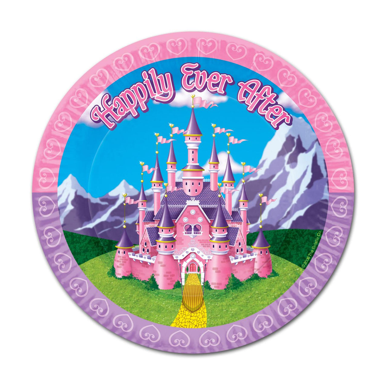 Beistle Princess Party Paper Plates 9 inch, 8/Pkg