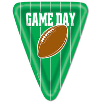 Beistle Game Day Football Party Paper Plates 10 inch, 8/Pkg
