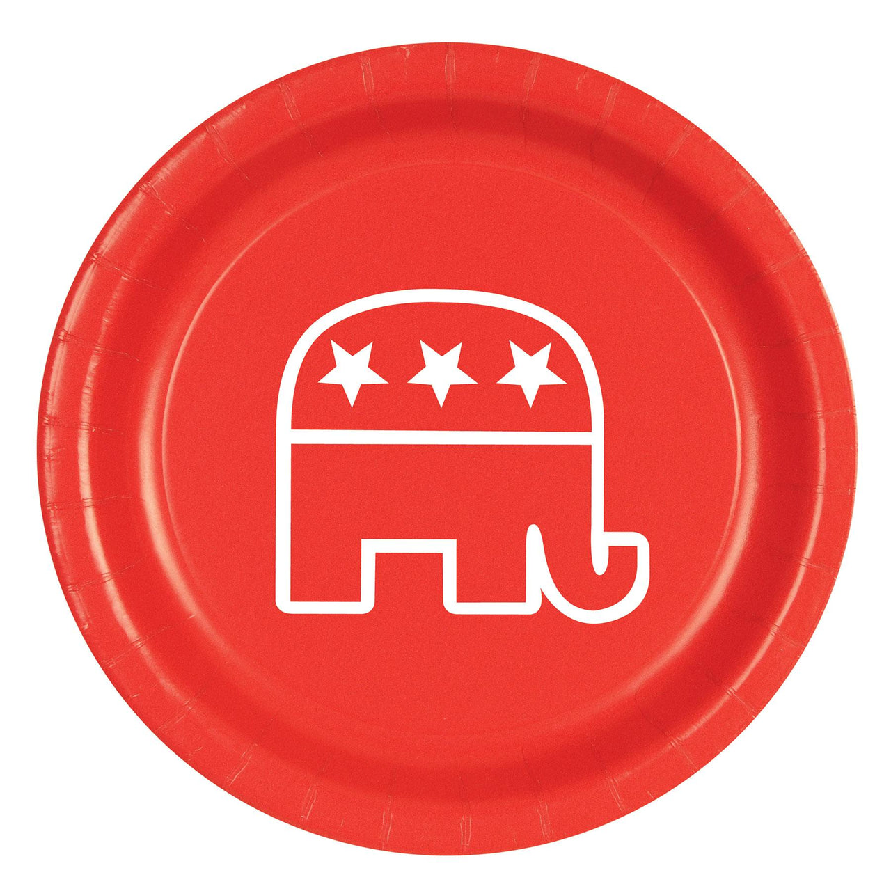Beistle Republican Party Red Paper Plates 9 inch, 8/Pkg