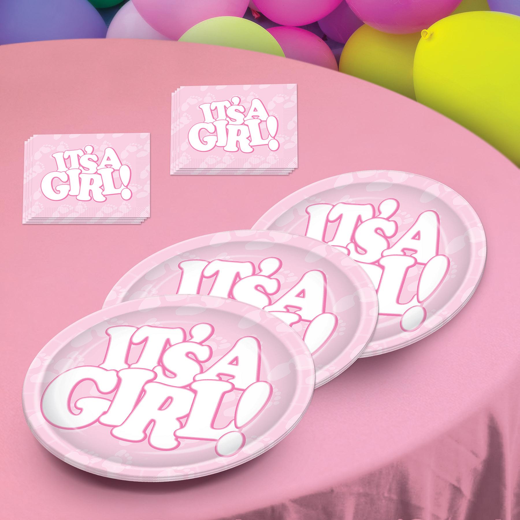 Beistle It's A Girl! Paper Plates inch, 8/Pkg