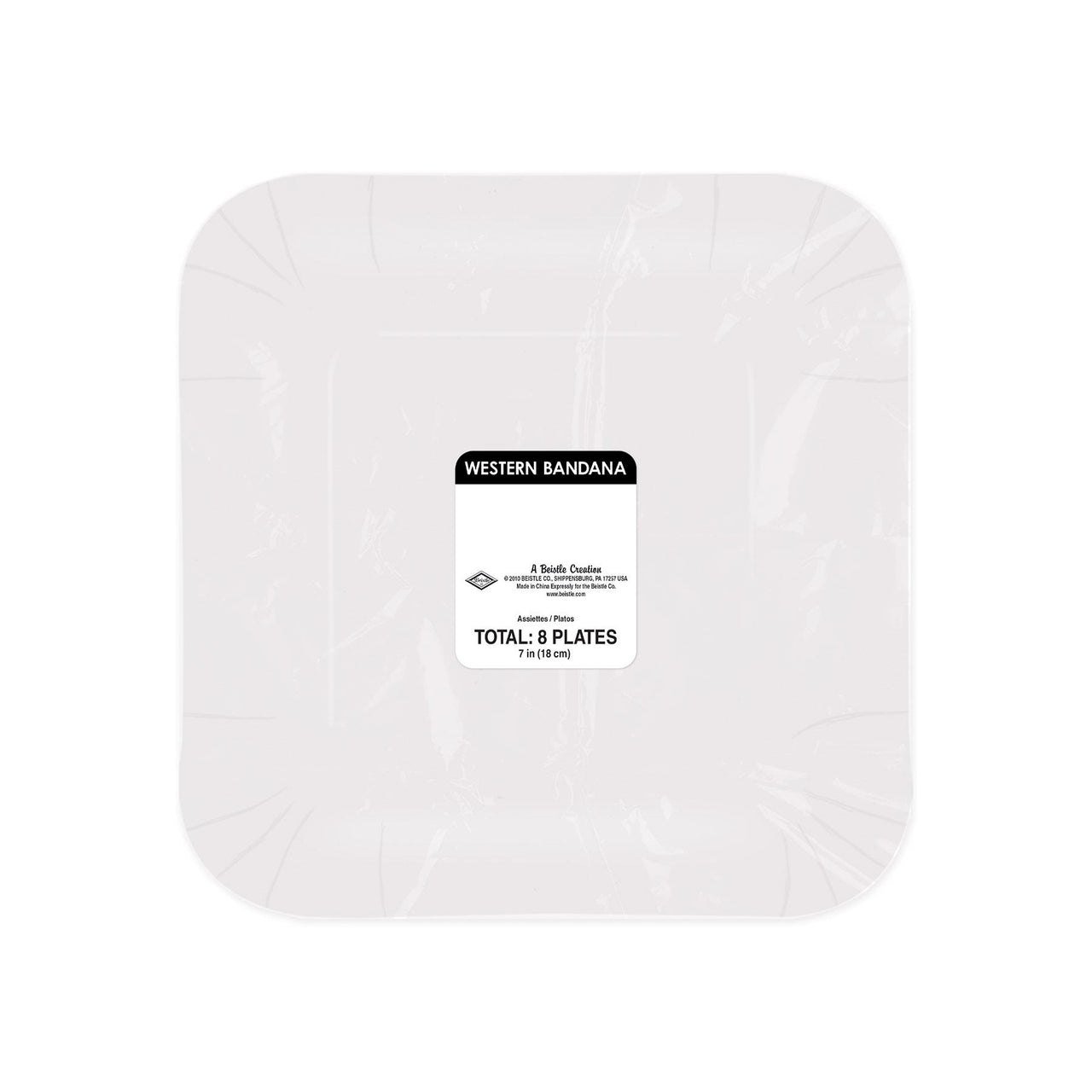 Bandana Plates - Western Party Decorations